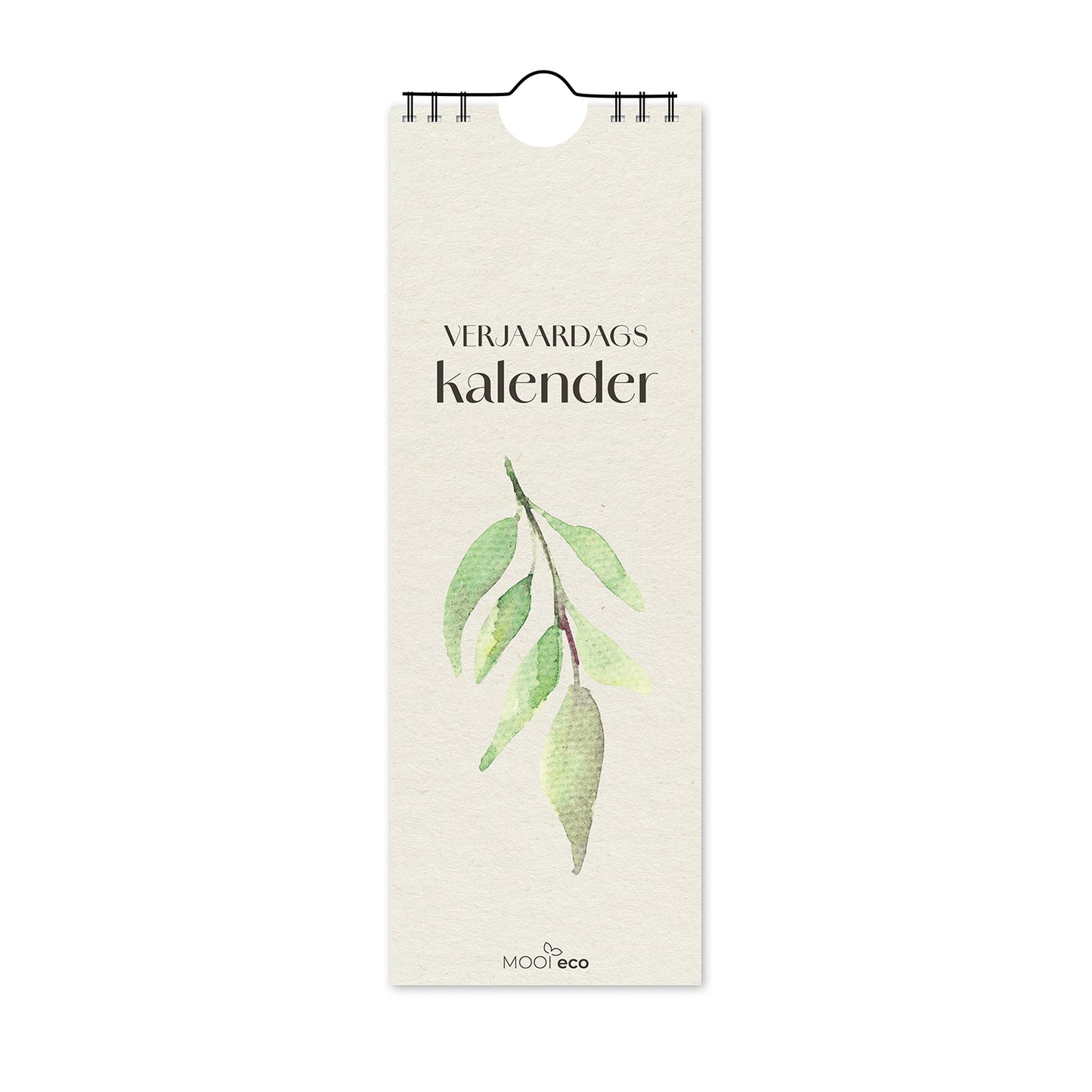 Duurzame Verjaardagskalender met subtiele Aquareltekeningen - voorblad