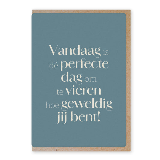 Duurzame ansichtkaarten  Tekst | Set van 5