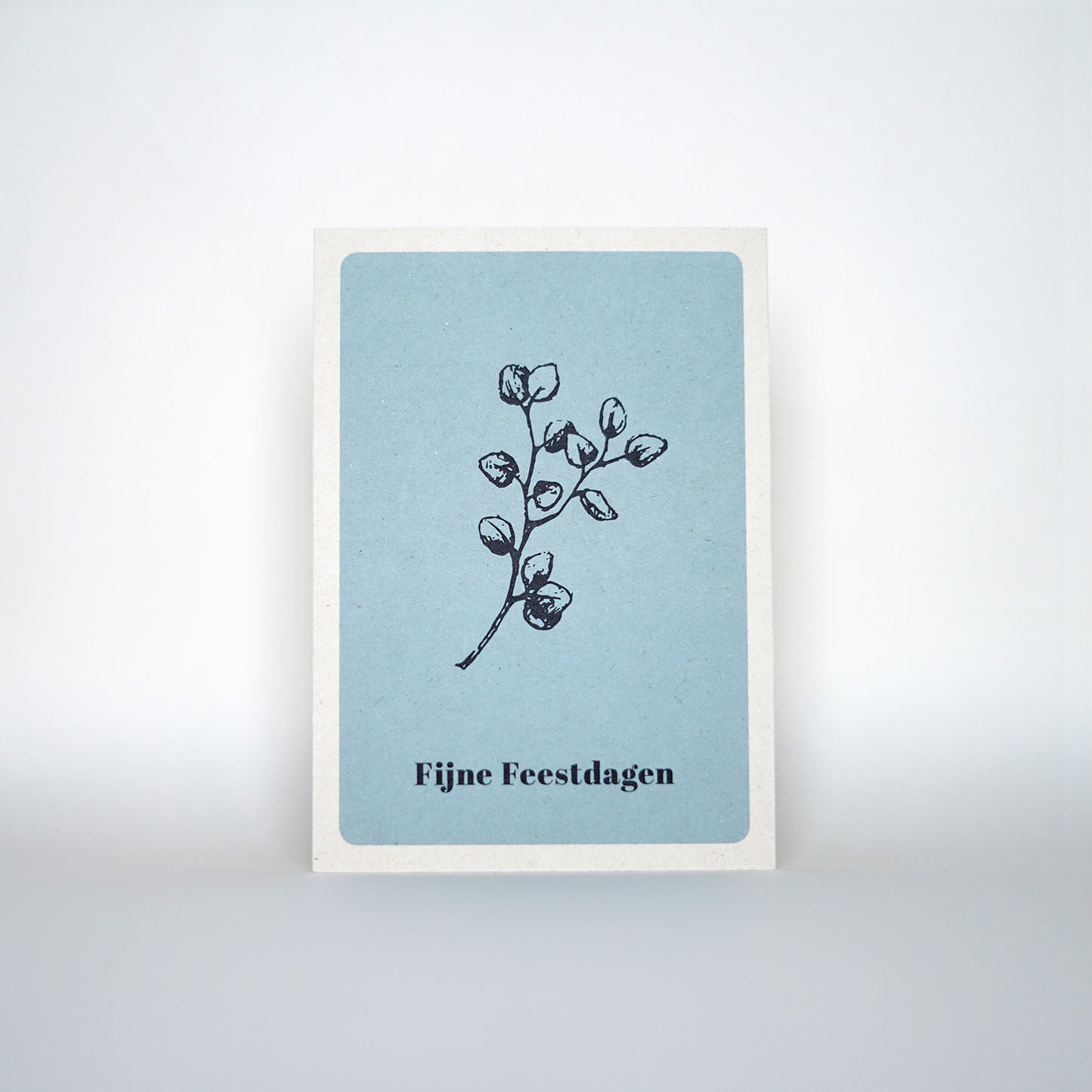 Duurzame kerstkaart | Eucalyptus