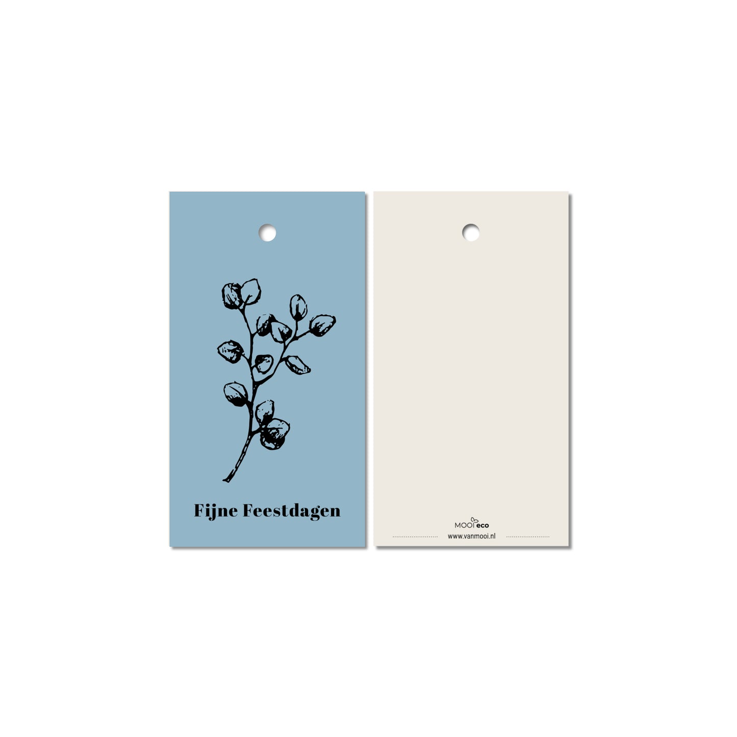 Cadeaulabels Kerst kleur | set van 4