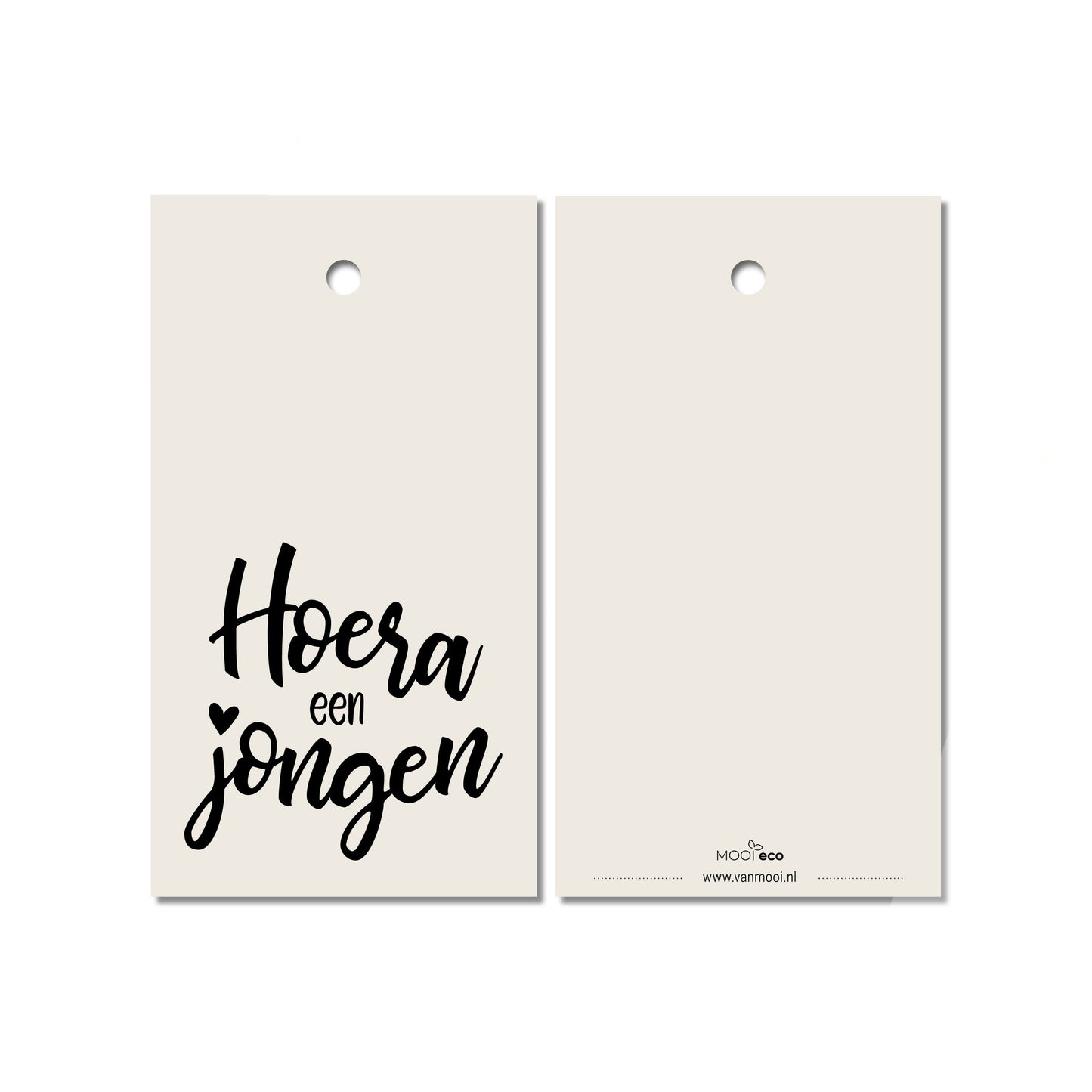 Cadeaulabel | Hoera een jongen