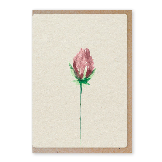 Duurzame ansichtkaart | Red clover