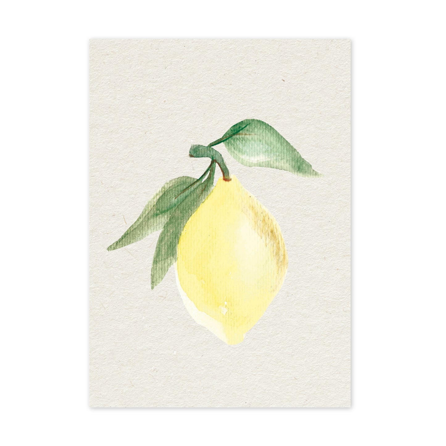 Lemon - duurzame ansichtkaart - boomvrij papier / plasticvrij verpakt