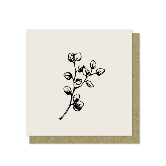 Duurzame luxe kerstkaart | Eucalyptus