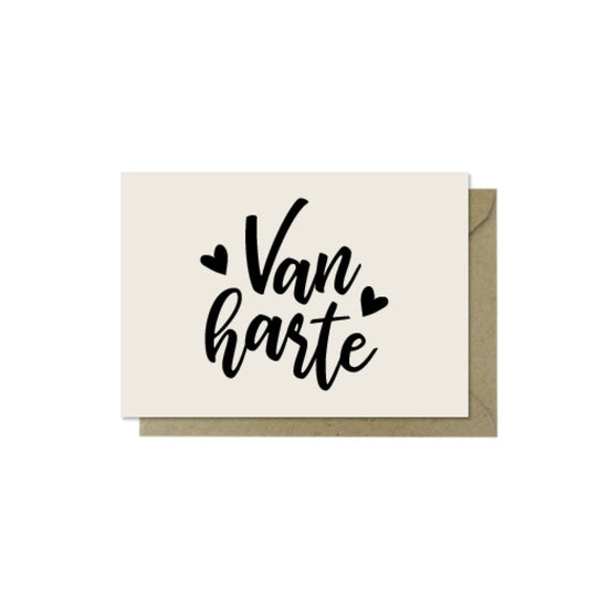 Minikaartje | Van harte