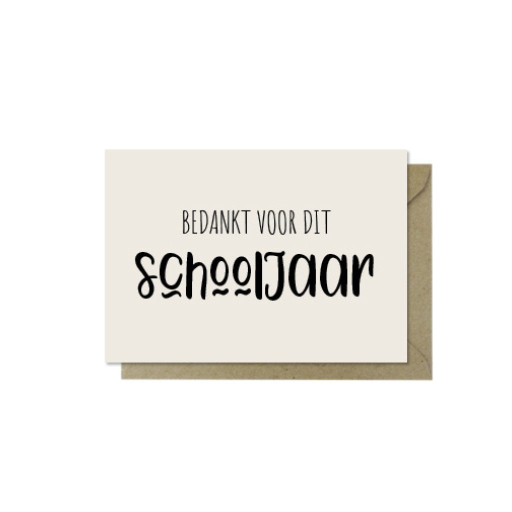 Minikaartje | Schooljaar