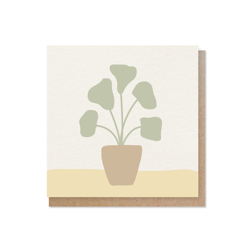 Luxe wenskaart | Plant