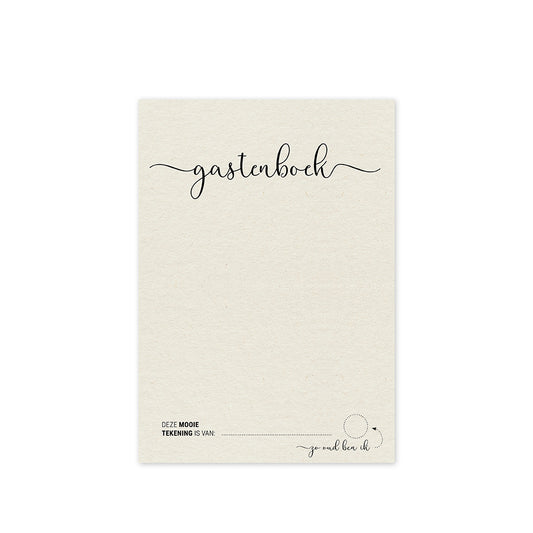 Aanvulling Kids | Gastenboek | Set van 15