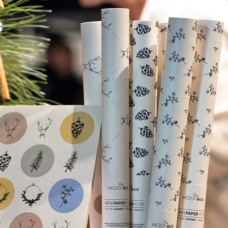 Duurzaam Kerst inpakpapier van VanMooi