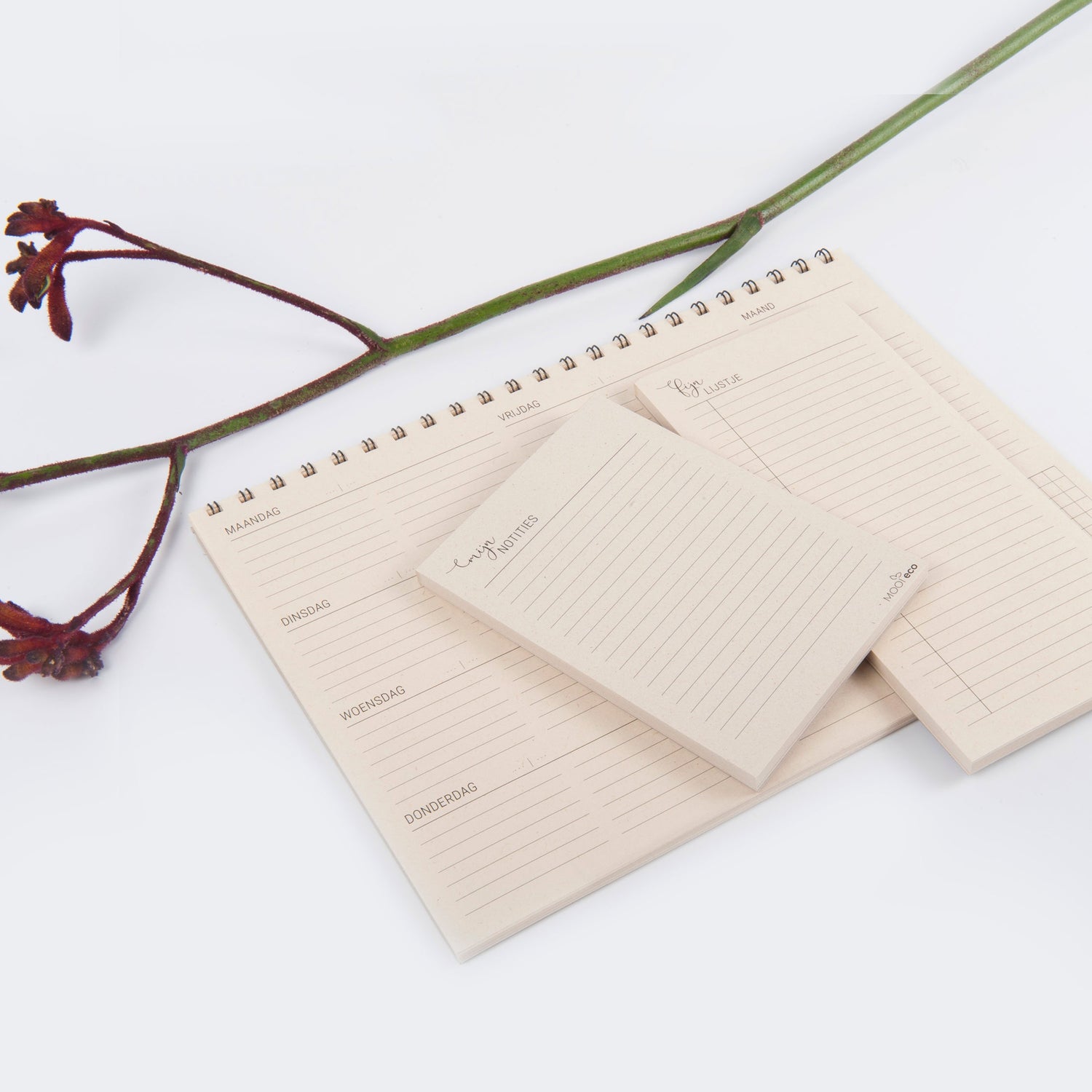 Duurzame stationery: planner en notitieblokjes