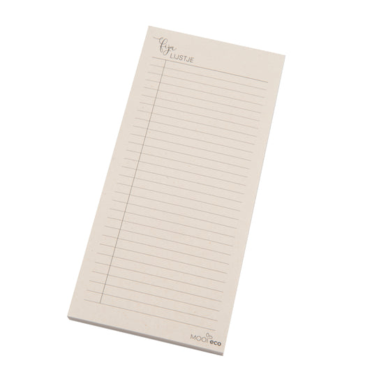 Duurzaam Notitieblok | Fijn lijstje
