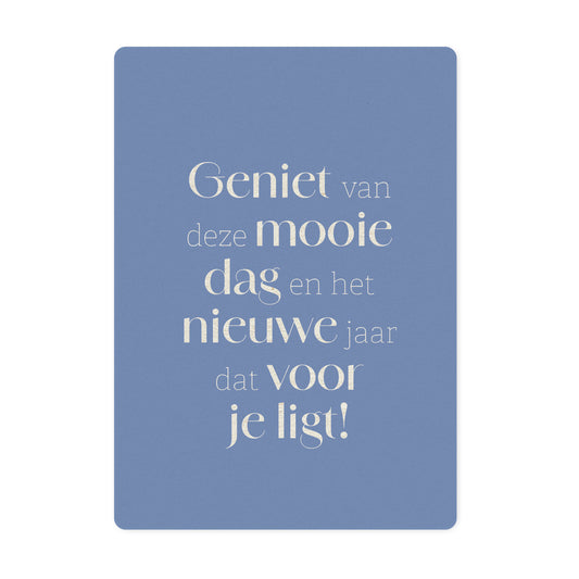 Ansichtkaart | Geniet van deze mooie dag...