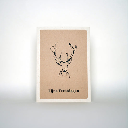 Duurzame kerstkaart | Oh my deer