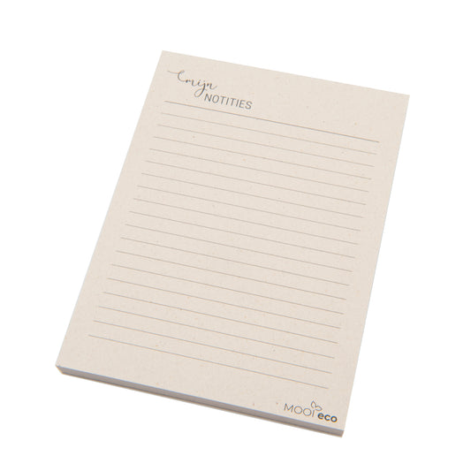 Duurzaam notitieblok