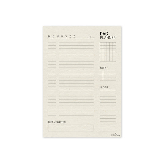 duurzame A5 dagplanner