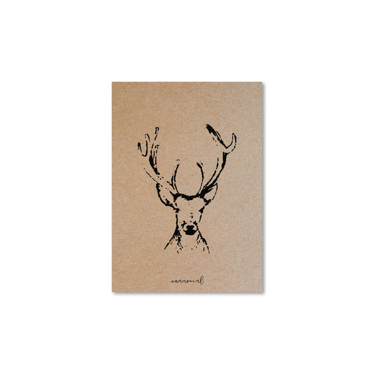 Kerstkaarten + envelop | Set van 5 stuks | Oh my deer