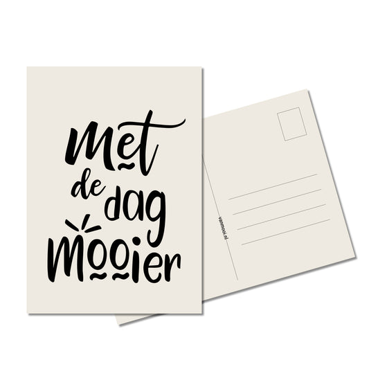 Ansichtkaart | Met de dag mooier