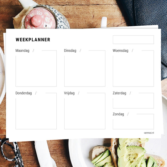 Printable | Weekplanner #2