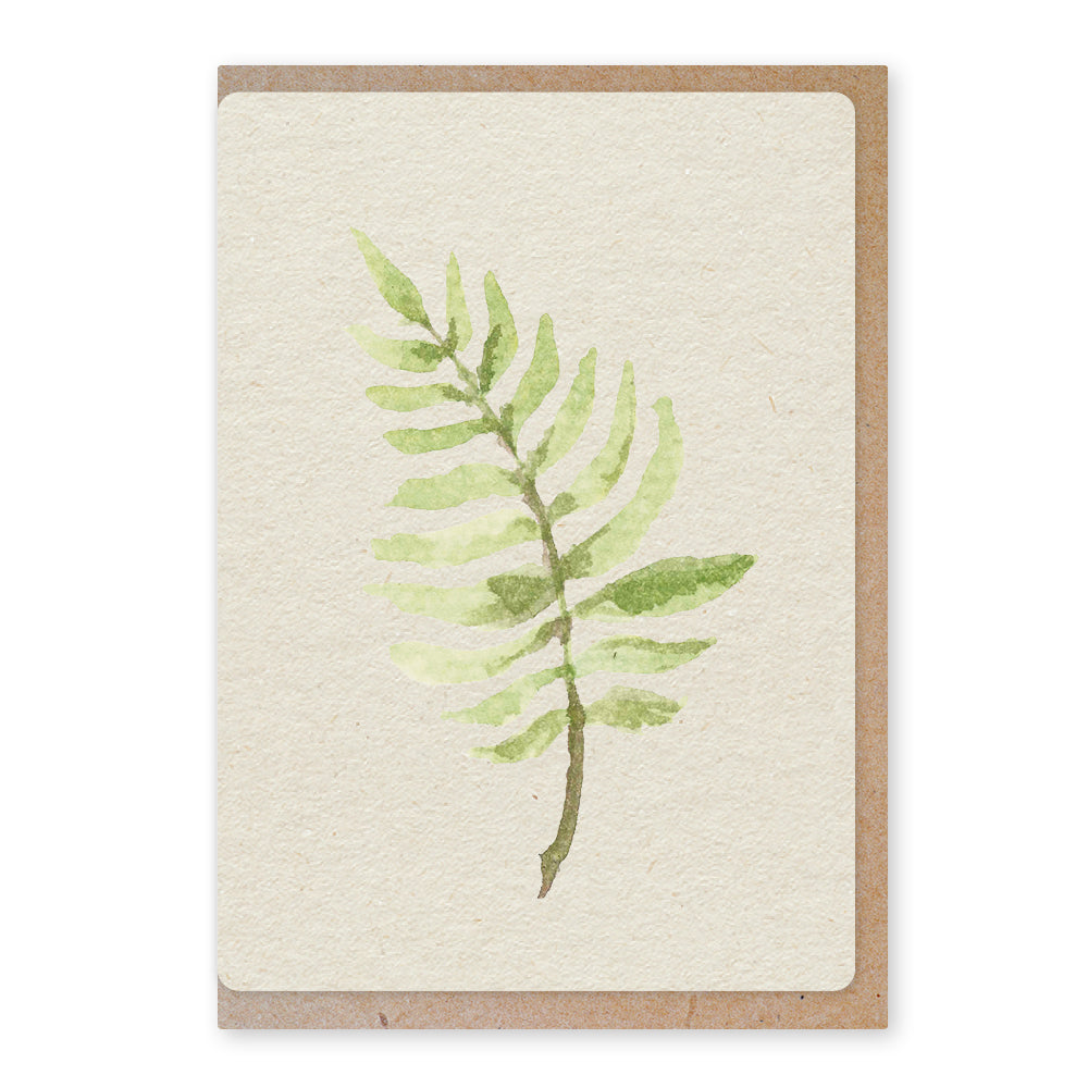 Duurzame ansichtkaart | Fern