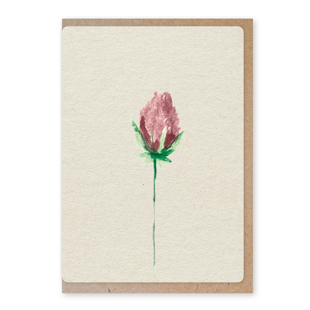 Duurzame ansichtkaart | Red clover