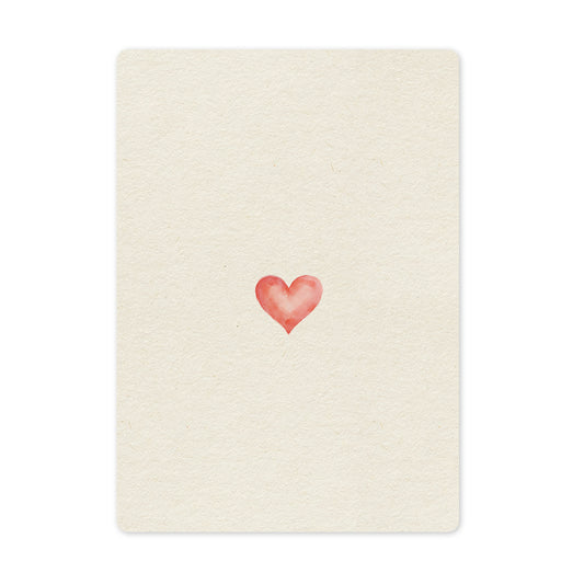 Duurzame ansichtkaart | Hart