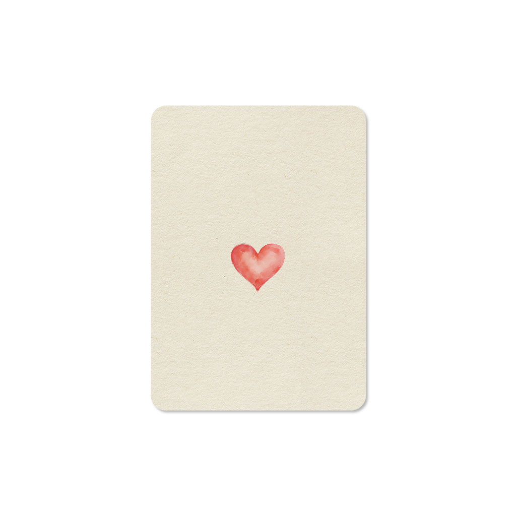 Minikaartje | Hart