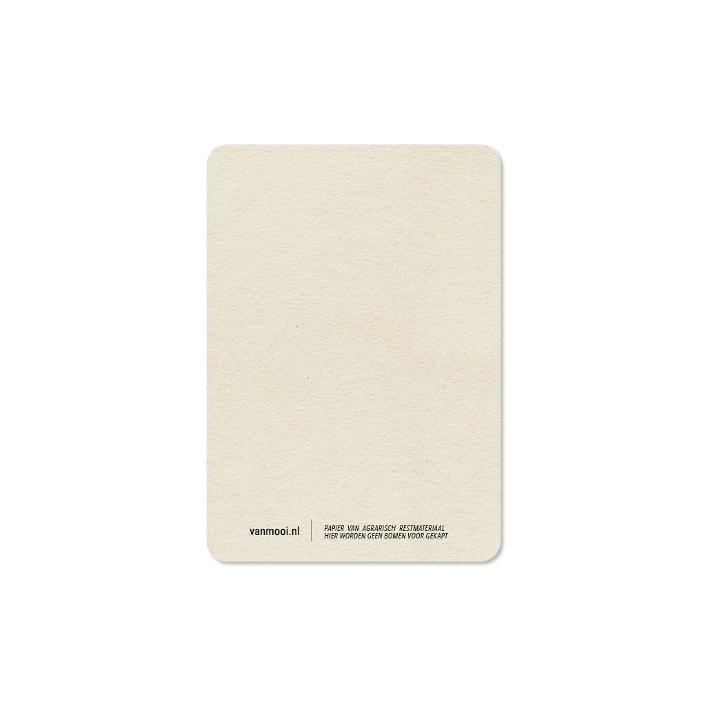 Minikaartje | Hart | Rood