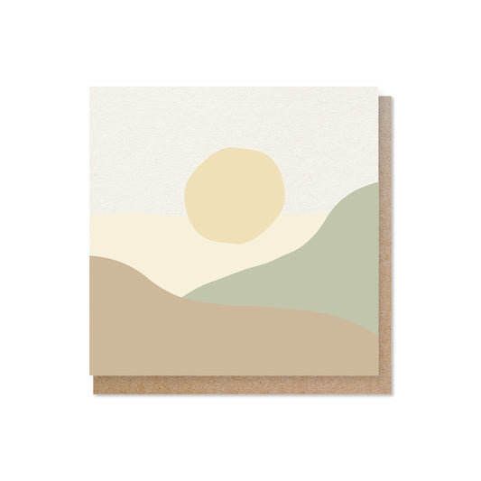 Luxe wenskaart | Zon